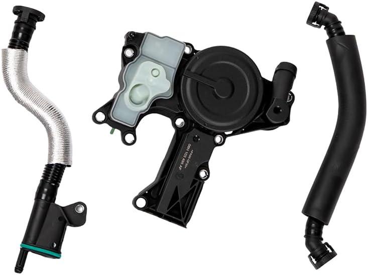 HY-SPEED PCV Valve with Valve Breather Hose Kit Compatible with A4 A5 A6 Quattro Q3 Q5 allroad 2012 2013 2014 2015 2016 2017 2018 12 13 14 15 16 17 18 2.0T 06H103495AE 06H103495J 06H103495AK