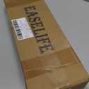 EaseLife 8 FT Mini Cabinet Bypass Sliding Barn Door Hardware Track Kit,Easy Install,Slide Smoothly Quietly,Apply for Storage Window TV Stand and Other Shielding (No Cabinet)