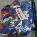 SATINIOR 2/6 Pairs Winter Snow Mittens Kids Unisex Waterproof Warm Ski Gloves for Children Girls Boys Toddlers Baby (3-5 Years, Blue, Orange)