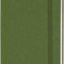 52 Week Daily Planner, Yearly, Monthly & Weekly Workflow for Planning Your Success – Vegan Leather Hardcover, Start Anytime & Achieve your Goals - Olive Green