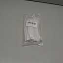 JETLAND Cabinet Drawer Crystal Pulls, 4-Pack, White with Clear Glass, 4" Hole Centers, Shining Daisy, Cabinet Handles for Dresser Nightstand Furniture, PW6738WW102