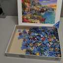Ravensburger - Grandiose Greece - 1000 Piece Jigsaw Puzzle - Stunning, Exciting Coastal Sunrise Over Town - Bold Colors - Enticing Scene - Ideal Gift - Frameable Art - Puzzles for Adults