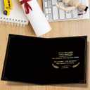 7 x OJsensai Congratulations College Graduate Card for Him Her | Black Gold Graduation Card for Son Daughter from Parents Teacher, College Graduation Gifts with Cellophane Envelope, 8 x 5.3 inches / 20.5 x 13.5 cm