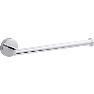 KOHLER K-27291-CP Elate 9 Inch Towel Arm, Bathroom Accessory, Minimalist Design, Premium Durable Metal, Corrosion Resistant, Polished Chrome