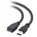 USB Extension Cable 25 FT USB3.0 Type A Male to Female Extender Cable Data Transfer 5Gbps for USB Flash Drive,Mouse,Xbox,Keyboard, Card Reader,Printer etc (25FT Black)
