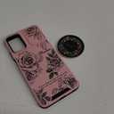Buleens for Moto G 5G 2024 Case 6.6 Inch - with Ring Stand & Camera Cover Aesthetic Cute Designed Women Girls Girly Pretty Kawaii Rose Flowers Phone Case for Motorola G 5G 2024 Compatible with Magsafe (for Motorola Moto G 5G 2024, Line Roses)