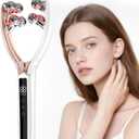 Doge&Vollar Facial Massager Face and Neck | Shaper & Slimmer for Women | Korean Skin Care | Lymphatic Contour Face Brush Face Roller Lymphatic Drainage | Rechargeable for Home & Travel Use