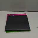 INFUN Telescoping 3 Ring Binder - 4PCS, Portable Plastic 3 Ring Binder with Telescoping Spine, Binders with Foldable Front Cover Holds 8.5"x11" Paper for School, Office, Homes (0.75 Inch, Red+pink+ Blue+green)