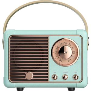 Baolira Retro Bluetooth Speaker, Wireless Portable Speaker with Crystal Clear Stereo Sound and Rich Bass, Vintage Decor, Retro Decor, Gifts for Teen Girls Boys Women (Blue)