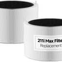 2-Pack Blue Pure 211i Max Replacement Filter Compatible with Blueair 211i Max Air Purifier, 3-IN-1 Ture H13 HEPA & Activated Carbon Replacement Filter, Compared part #F2MAX