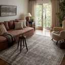 Loloi Amber Lewis Georgie Collection GER-10 Moss/Bark 7'-6" x 9'-6", .19" Pile Height, Area Rug