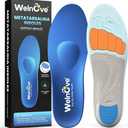 Welnove Arch Support Inserts with Metatarsal Pads, Metatarsal Insoles for Metatarsalgia, Mortons Neuroma Relief,Ball of Foot Pain, Plantar Fasciitis Insoles for Women&Men for Standing All Day-L