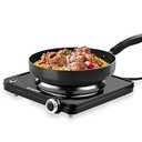 Vayepro Hot Plate, 1500W Portable Electric Stove, Single Electirc Cooktop, Portable Burner for Cooking, Cooktop for Dorm Office Home Camp, UL Listed, Compatible with All Cookware