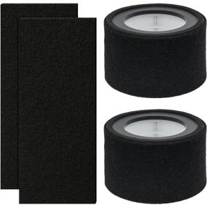 EE-5068 Filter Replacement, Compatible with Crane EE-5068 and Etery jt-8115m Air Purifiers, 3-in-1 H13 True HEPA Filter and Activated Carbon Filter, Part# HS-1946, 2 Pack