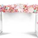 WBHome Pre-lit 6 Feet/72 Inch Christmas Garland Pink Macaron Themed Holiday Decorations