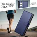 Compatible with Samsung Galaxy S26 Plus Case Wallet with Card Holder [4 Card Slot] Women Men,RFID Blocking PU Leather Phone Case Flip Protector Cover Credit Card Slot Kickstand,Dark Blue