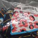 lionstill Women's Plus Size T Shirt Dress Summer Casual Short Sleeve Swing Floral Dresses with Pockets, Blue Chain Pink Leopard 3XL