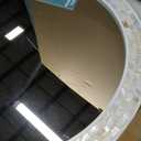 White Round Mirror 30 Inch, Natural Shell Inlay Mosaic Design Frame Circle Wall Mirror for Bathroom Bedroom Living Room or Entrayway