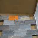 Art3d 10-Sheet Peel and Stick Backsplash PVC Wall Tile, Stickon Tile for Kitchen Backplash, Bathroom Vanities, Fireplace Decor, Laundry Table, Stair Decals in Spruce Grey Rustic, Plastic-Sheets