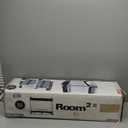 Joovy Room Large Portable Playpen for Babies and Toddlers with Nearly 10 sq ft of Space, Large Mesh Windows for 360 View, and Waterproof Mattress Sheet - Folds Easily when Not in Use (Black)