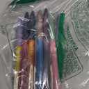 WRITECH Retractable Gel Ink Pens: Multi Colored 2 in 1 Colorful Click Pen Assorted Color 8ct Extra Fine Point Tip 0.5mm Journaling Smooth Writing Note Taking Coloring No Bleed & Smear Smudge