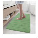 Buganda Memory Foam Bath Mat,  Ultra Soft and Non-Slip Bathroom Rugs, Water Absorbent and Machine Washable Bath Rug Runner for Bathroom, Shower, and Tub, Olive Green