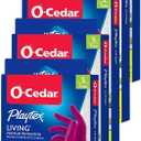 Playtex Living Reuseable Rubber Cleaning Gloves (Small, 72 Pack), Premium Protection Reusable Household Gloves