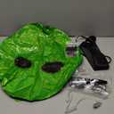 5 Pcs Halloween Agent Alien Costume Accessories Include Black Sunglasses,Balloon.Tie,Badge and Fake Earpiece for Men Women Halloween Dress Up