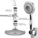 Shower Head Sink - Faucet Bathtub, Hose Sprayer Attachment with 9 Adapters, 79" Hose for Hair Washing, Pet Dog Rinse & Baby Bath, ON/OFF Extension for Tub Faucet, Utility Sink, Laundryroom, Garden