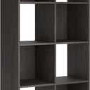 Signature Design by Ashley Piperton 8 Cube Storage Organizer or Bookcase, Charcoal