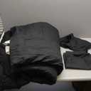 CozyLux King Size Comforter Set Black, 3 Pieces Solid Comforters King Size Breathable Quilted Style Bedding Set, Luxury Soft Microfiber Down Alternative Comforter Bed Set (1 Comforter & 2 Pillowcases)