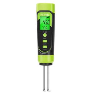 YINMIK 
Digital Soil Moisture Meter,Direct Soil EC Meter,3 in 1 Soil Hygrometer EC Indoor Plant Soil Moisture Meter for Water,House Plants,Great Hygrometer for Gardeners,Composters,Farmers,Nurseries