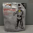 Spooktacular Creations Glows in the Dark Skeleton Costume for Boys, Halloween Skeleton Costume, Bone Jumpsuit for Kids (Toddler (3-4yr)
