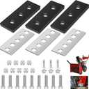 100% 304 Stainless Snow Blower Impeller Modification/Rubber Ki, 3/8inch 3-Blade Universal - Modifies 2-Stage Machine Including Installation Hardware, Repeated and Use Durable in Various Conditions (3)