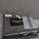 CozyLux Satin Sheets Queen Size Bed Set - 4 Piece Silky Queen Sheet Set, Luxury Black Queen Sheets with Smooth and Soft Microfiber, Includes 1 Fitted Sheet, 1 Flat Sheet and 2 Pillowcases