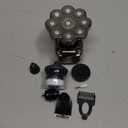 9D Head Shavers for Bald Men, 5 in 1 Detachable Head Shaver with LED Display, IPX7 Waterproof Wet Dry Rechargeable Electric Shavers for Men Grooming Kit for Home & Travel (Gunmetal)