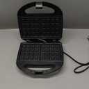 OSTBA Waffle Maker, 2 Slice Non-Stick Waffle Iron, Belgian Waffle Machine with Indicator Lights, PFOA Free, Perfect for Breakfast and Snacks, 750W (Small)