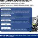 for Bissell Style 7/9/10 P/N 3031120 Vacuum Belt 3-Pack for Bissell PowerForce Helix CleanView Swivel Rewind Pet Powerlifter Pet Hair Eraser Vacuum Cleaner Rewind Parts 2031093 32074 3031123