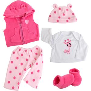 Aori Reborn Baby Dolls Clothes - Outfit Clothing Accessories for 20-24 inch Lifelike Newborn Baby Dolls