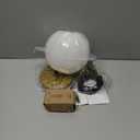 Glass Pendant Light,Mid Century Modern Light Fixture,Hanging Lights for Kitchen Island,Bathroom, Bedroom,Hallway Foyer (Bright Gold, 8 in)