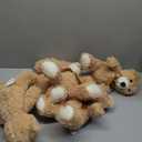 Teddy Bears Bulk 5 Packs 13.5 Inches Small Stuffed Bears Pack for Christmas Valentines Baby Shower Party Decorations Centerpieces Favors Light Brown