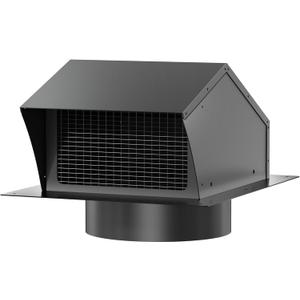 Roof Vent Cap 8 Inch Removable Roof Vent Dryer Vent Cap Attic Vent Cap with Damper