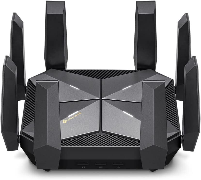TP-Link AXE16000 Quad-Band WiFi 6E Router (Archer AXE300) - Dual 10Gb Ports Wireless Internet Gaming Router, Supports VPN Client, 2.5G WAN/LAN + 4 x Gigabit LAN Ports