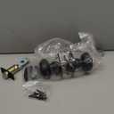 Copper Creek Colonial Passage Interior Door Knob  ANSI Grade-3 Certified, Modern Heavy Duty Handle, Easy Install and Reversible for Bedroom, Bathroom and Closets  Matte Black (1 Pack)