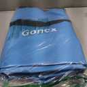 Gonex 80L Extra Large Waterproof Duffel Bag for Kayaking, Light Blue