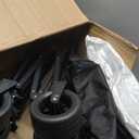 300L Large Collapsible Wagons Carts with Big All-Terrain Beach Wheels, Foldable Shopping Wagon Cart, Heavy Duty 480lbs Load, Folding Utility Cart for Groceries Garden Sport (Black)