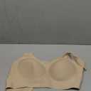 Women Wirefree Bras for Women Full Coverage No Underwire Everyday Bras Comfortable Wireless Padded Bras (Large, Nude)