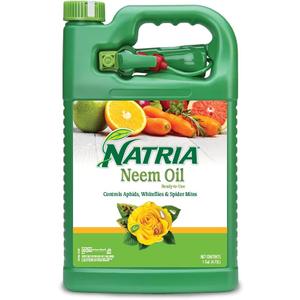 NATRIA Neem Oil Spray for Plants, Ready-to-Use, 1 Gal