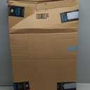 NS YOLO Leather Car Seat Covers,Universal Fit for Most Cars,SUVs and Sedans,Waterproof Luxury Leatherette Cushions, 5 Seats Protectors (Black and Red, Full Set-5 Seats(Front and Rear))