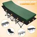 CYMULA Camping Cot Mattress 2in Memory Foam Sleeping Pad,Soft Warm Non-Slip Camping Mattress Topper with Retaining for Adults,Portable Roll up Pad for Travel（only Mattress）